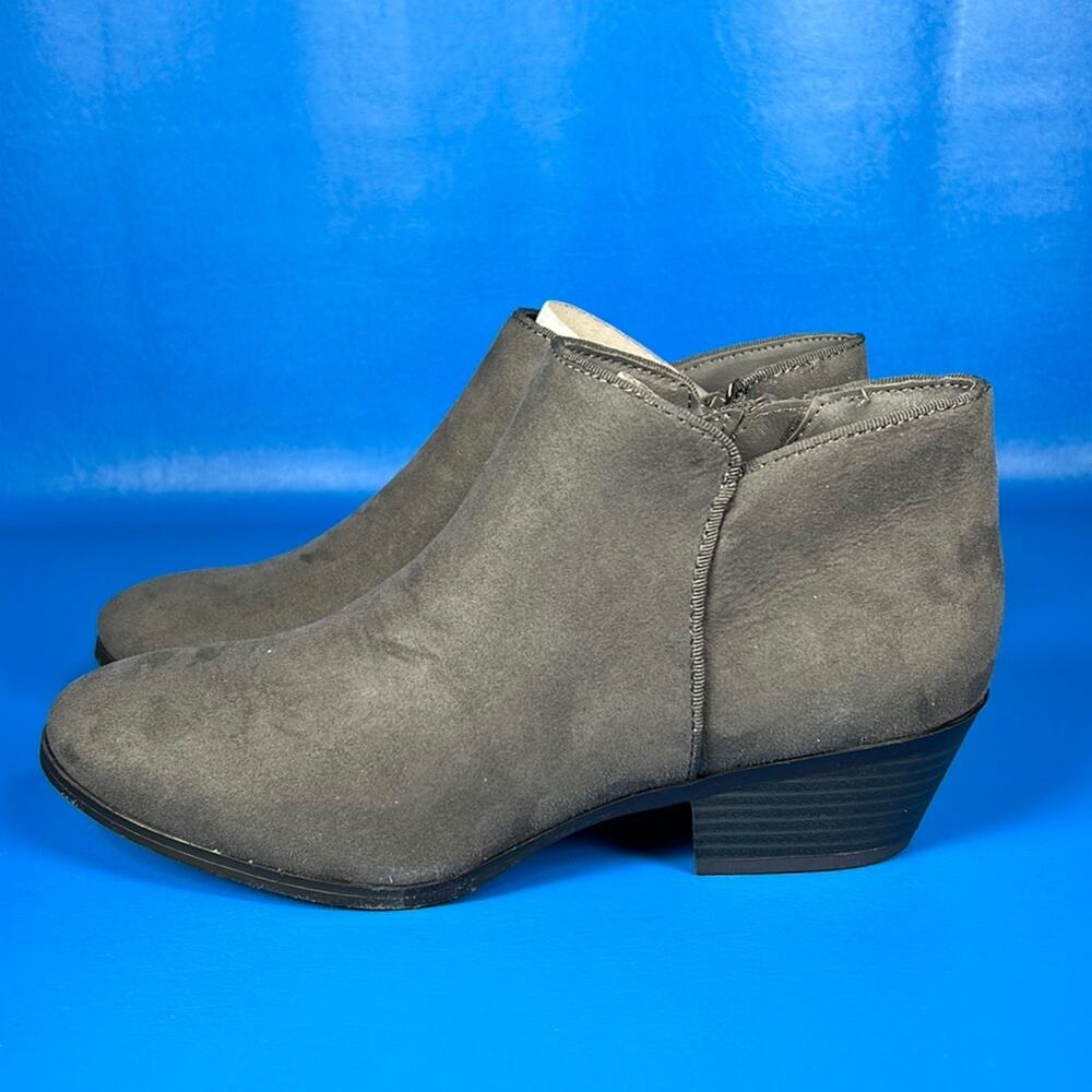 Style & Co Wiley Ankle Booties - Charcoal Gray - 6.5 - New in box